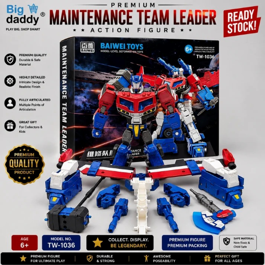 BAIWEI TW-1036 Tactical Utility Mech Robot (2-in-1 Service Vehicle Mode)