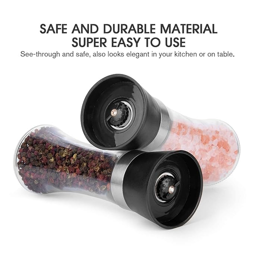 Glass Salt and Pepper Grinder