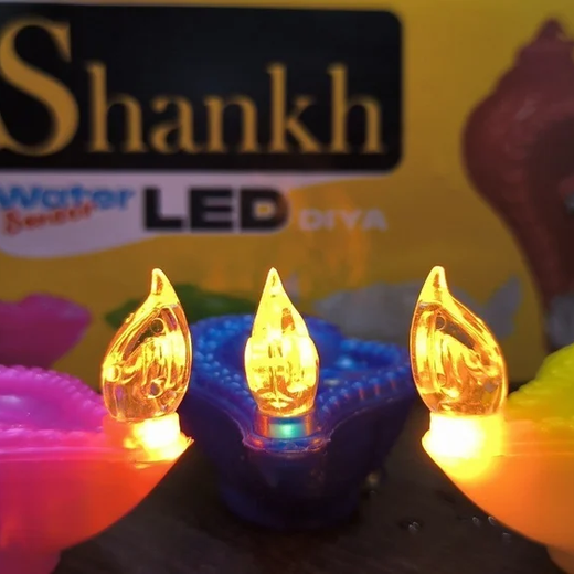 SHANKH Water Sensor Diya (12 Piece Box) 🪔 - Image 2