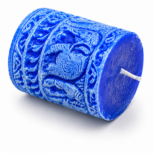 Mix Colour Elephant Design Piller Candle (Size: 3*3 Inch) 🐘 🕯️ - Image 4