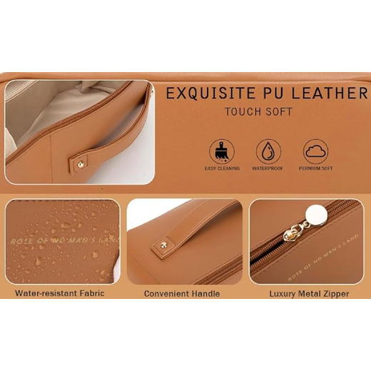 Leather Makeup Bag - Image 4