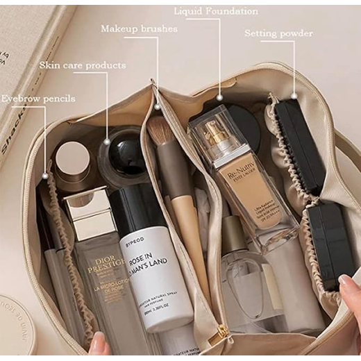 Leather Makeup Bag - Image 3