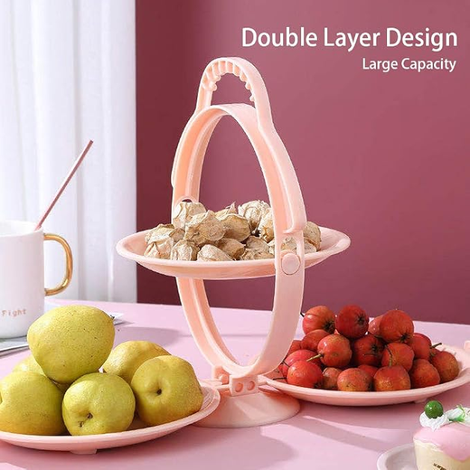Foldable Fruit Plate Candy Dish