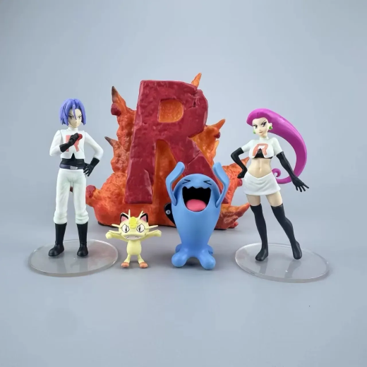 11 CM Team Rocket figure set