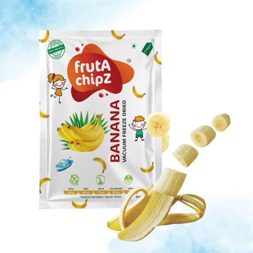 frutA chipZ Freeze Dried Fruit Mango 20 Gms/ Banana 30 Gms/ Pineapple 20 Gms | 100% Natural | Healthy Fruit Chips | Ready to EAT | Crunchy | - Image 3