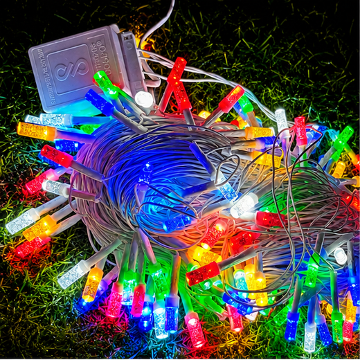 43M Cylinder Multicolour String Light 156 Bulb (Print 75M) ✨