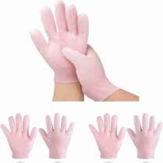 Pink Silicon Gloves