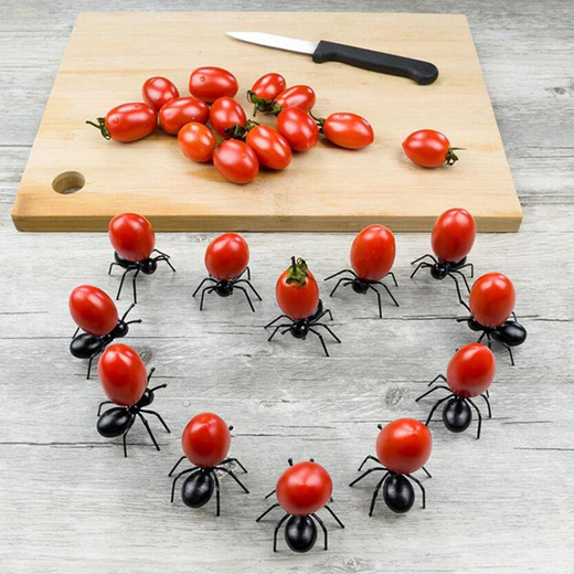 12Pcs Ant Shaped Fruit Forks - Image 2