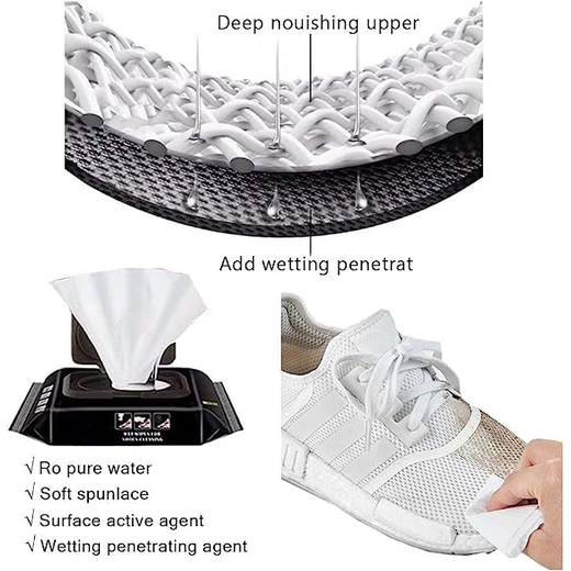 Shoe Cleaner Wipes (80 Wipes) - Image 4