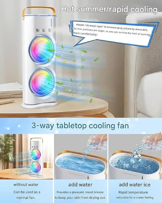Double End Air Cooler Fan - Image 2