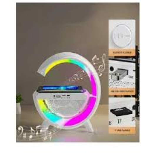 G Speaker Lamp & Alarm Clock With Charger - Image 3