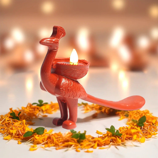 Peacock Water Sensor Diya 🦚 🪔 - Image 4