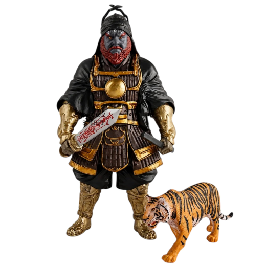 Samurai figure with tiger Action fiqure 23cm - Image 2