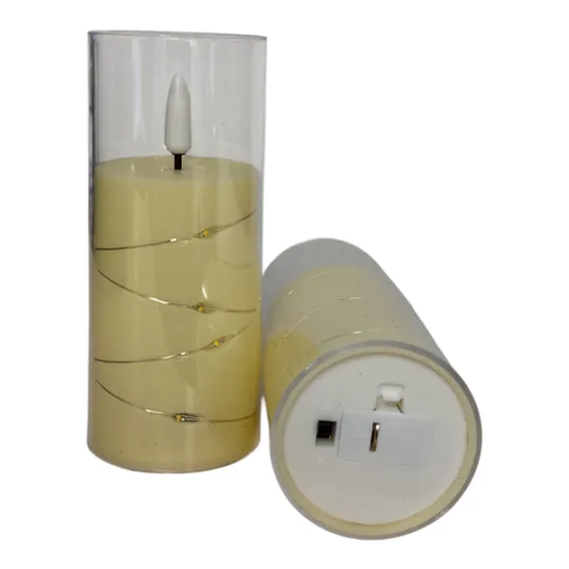 Smokeless 3D Wick Candle With Lighting Glass (12 Piece Box) (Size: 4 Inch) 🕯️ - Image 4