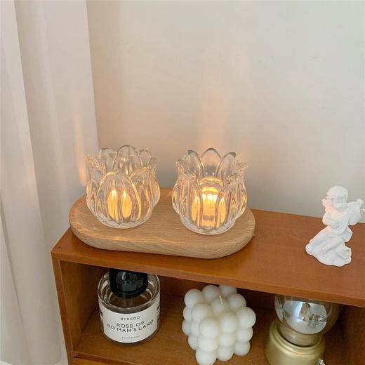Crystal Flower Design LED Candle 🌺🕯️- (12 Piece Set)