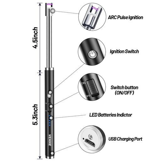 BBQ Rechargable Arc Lighter - Image 3