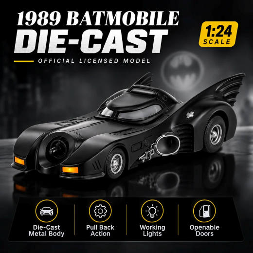 QY Toys Imported Batman Batmobile 2nd Generation – Officially Licensed 1:24