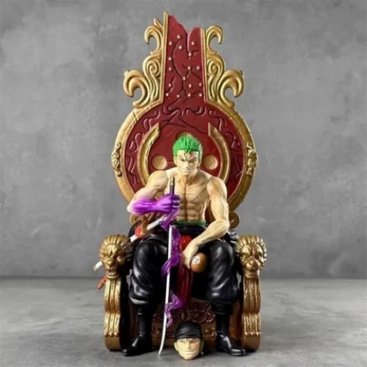 31.5 cm Giant King Zoro on throne action figure showpeice - Image 2