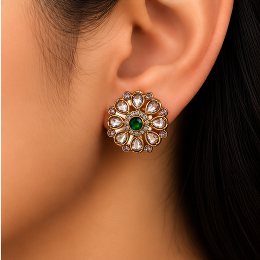 White Stones With Small Green Studs - Image 4