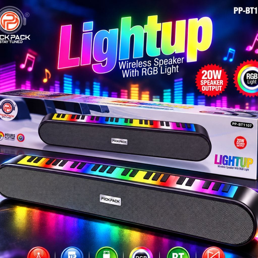 Lightup Wireless Speaker With RGB Light