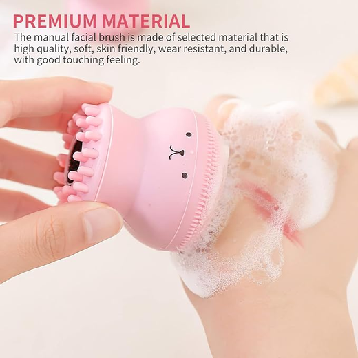 Octopus Silicone Face Cleansing Brush - Image 4