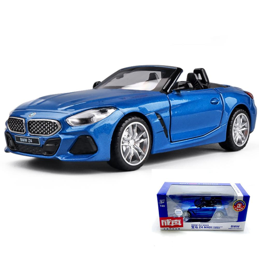 Officially Licensed BMW Z4 M40i 1:30 Scale Die Cast Convertible Car - Image 4