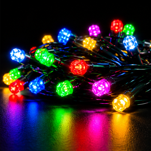 26M Diamond Multicolour String Light (60 Bulb) (Print: 35M) ✨ - Image 4