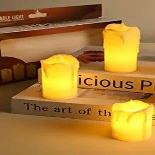 Smokeless LED Tea Light Candle (Set Of 3)🕯️