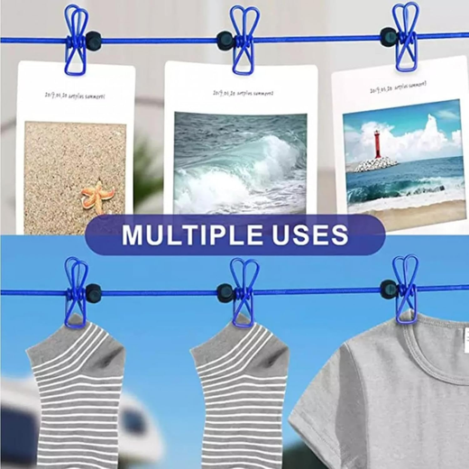 Portable Clothesline with 12 Clips (Dori) - Image 2