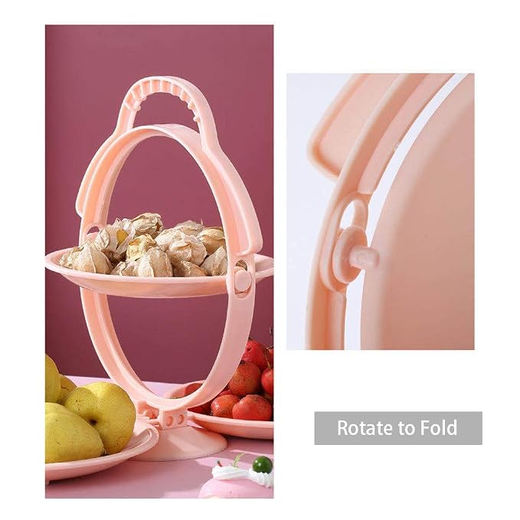 Foldable Fruit Plate Candy Dish - Image 2