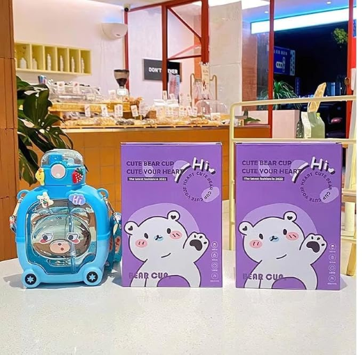 9148 2 in1 Kids Premium Sipper Bottle - Image 4