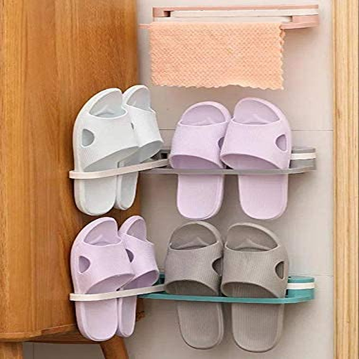 Plastic Double Layer Shoe Storage Stand