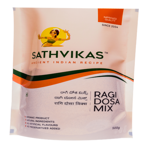 Ragi Dosa Mix (500 grams) Pack Of 1.