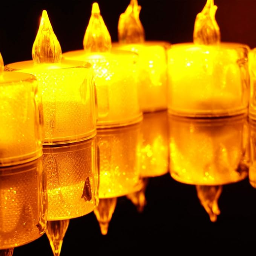 LED Glitter Candle (pack of 10) - Image 3