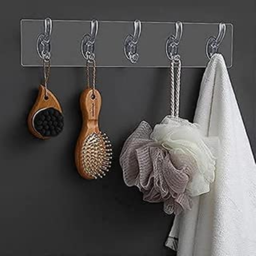 6 in 1 Multifunctional Transparent Stickly Hook - Image 2