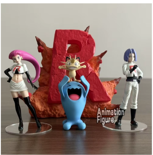 11 CM Team Rocket figure set - Image 2