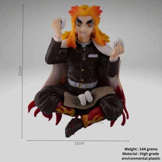 5 PCS Rengoku Sitting Figure Net Prize 135 - Image 4