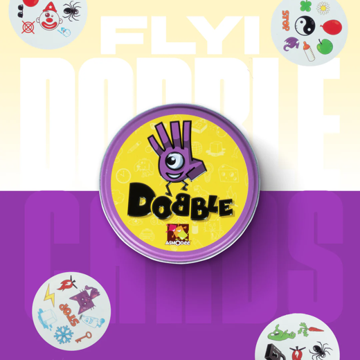 FLYI Dobble Card Game (55 Cards, 5 Games in 1) - Image 2