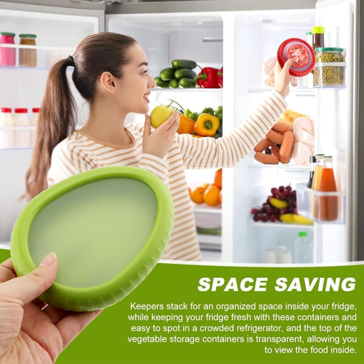 Silicone Food Storage Containers for Fridge - Image 4