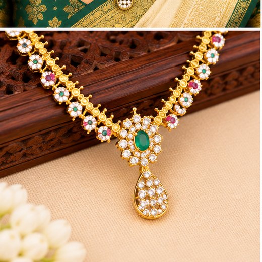 Long Gold Necklace - Image 3
