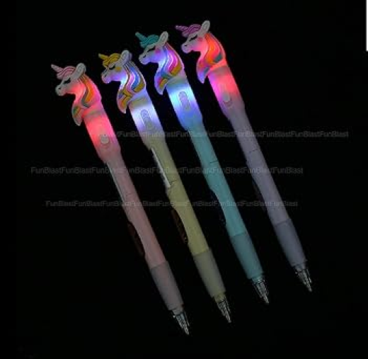 Unicorn Lead Pencil With Light - Image 2