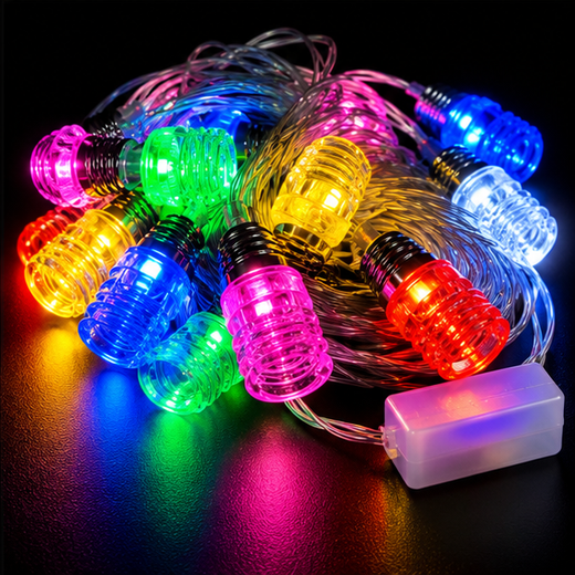 Multicolour Bulb Design Fancy String Light 10 Bulb ✨ - Image 4