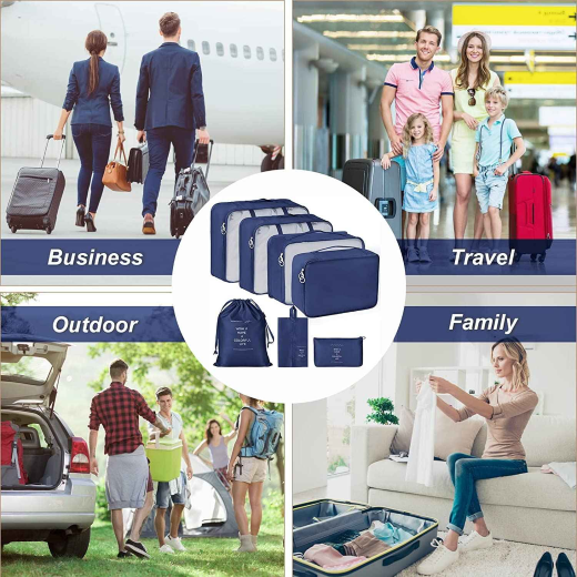 7 PCS Travel Bag - Image 2