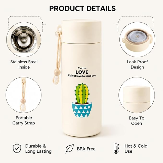 Cactus Water Bottle - Image 4