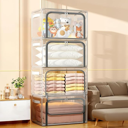 Transparent Clothes Storage Box - Image 2