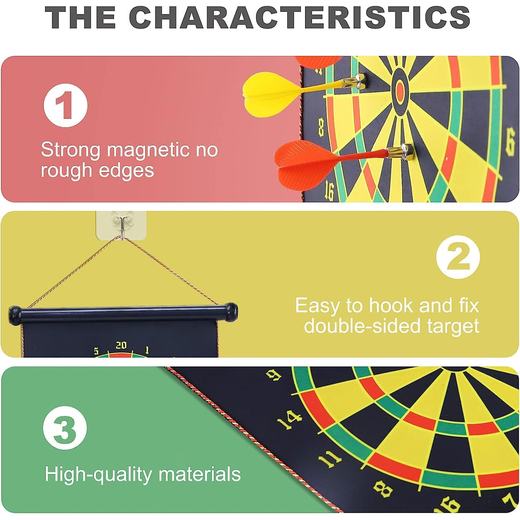 Magnetic Dart Board 12 Inch - Image 4