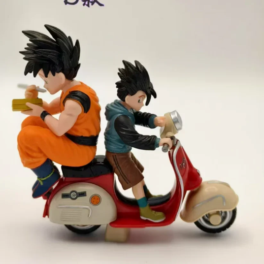 Dbz Black Hair Goku Scooter