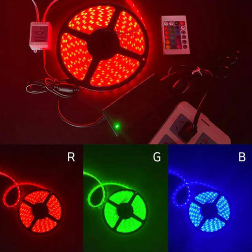 Multicolour Strip Light With Remote ✨