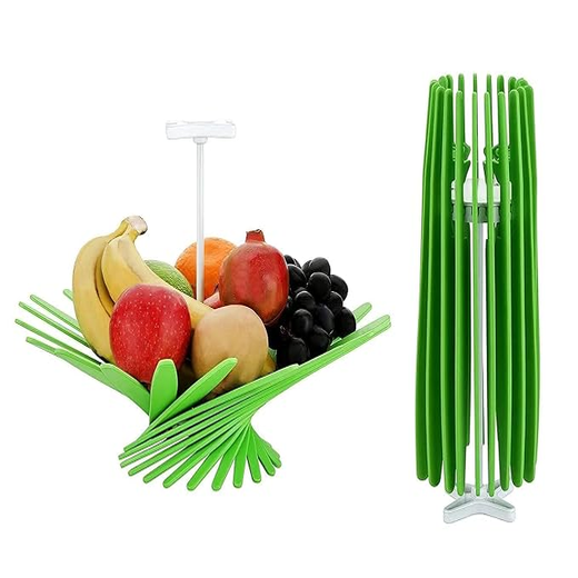 Multi Purpose Twisted Foldable Fruit Vegetable Net Bowl