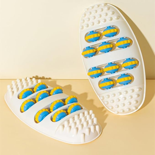 Plastic Roller Wheel Acupoint Foot Massager
